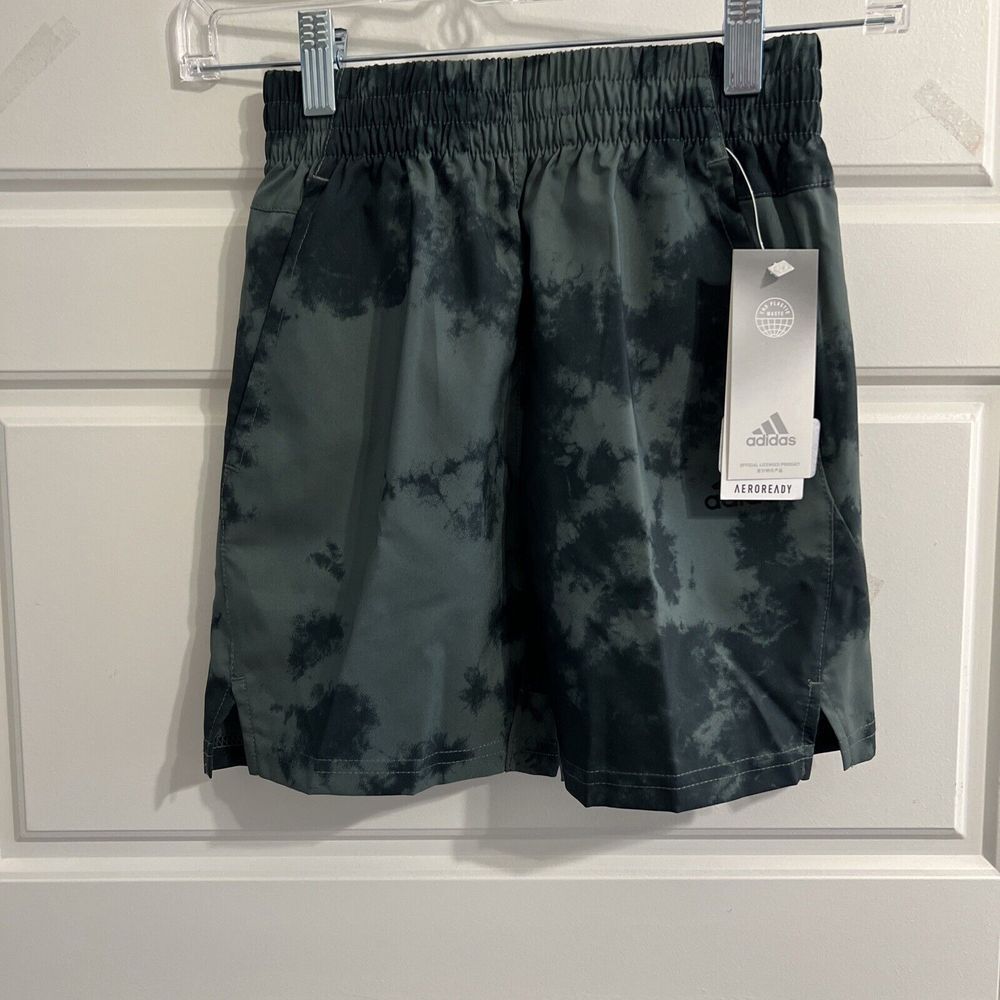 Adidas‎ Youth Boys Athletic Shorts Size XS Green Oxide AH5649
